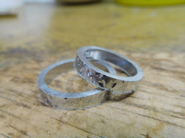 結婚指輪 桜モチーフ