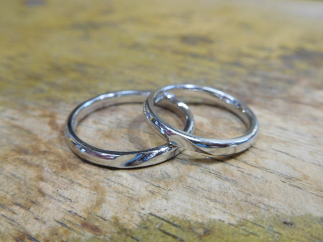 結婚指輪 細め プラチナ