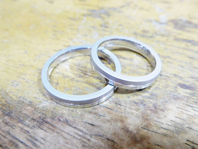 結婚指輪　コンビネーション