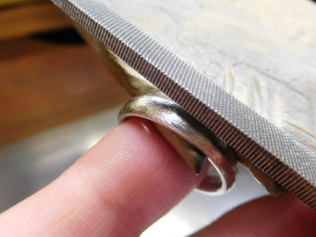 甲丸指輪　作り方