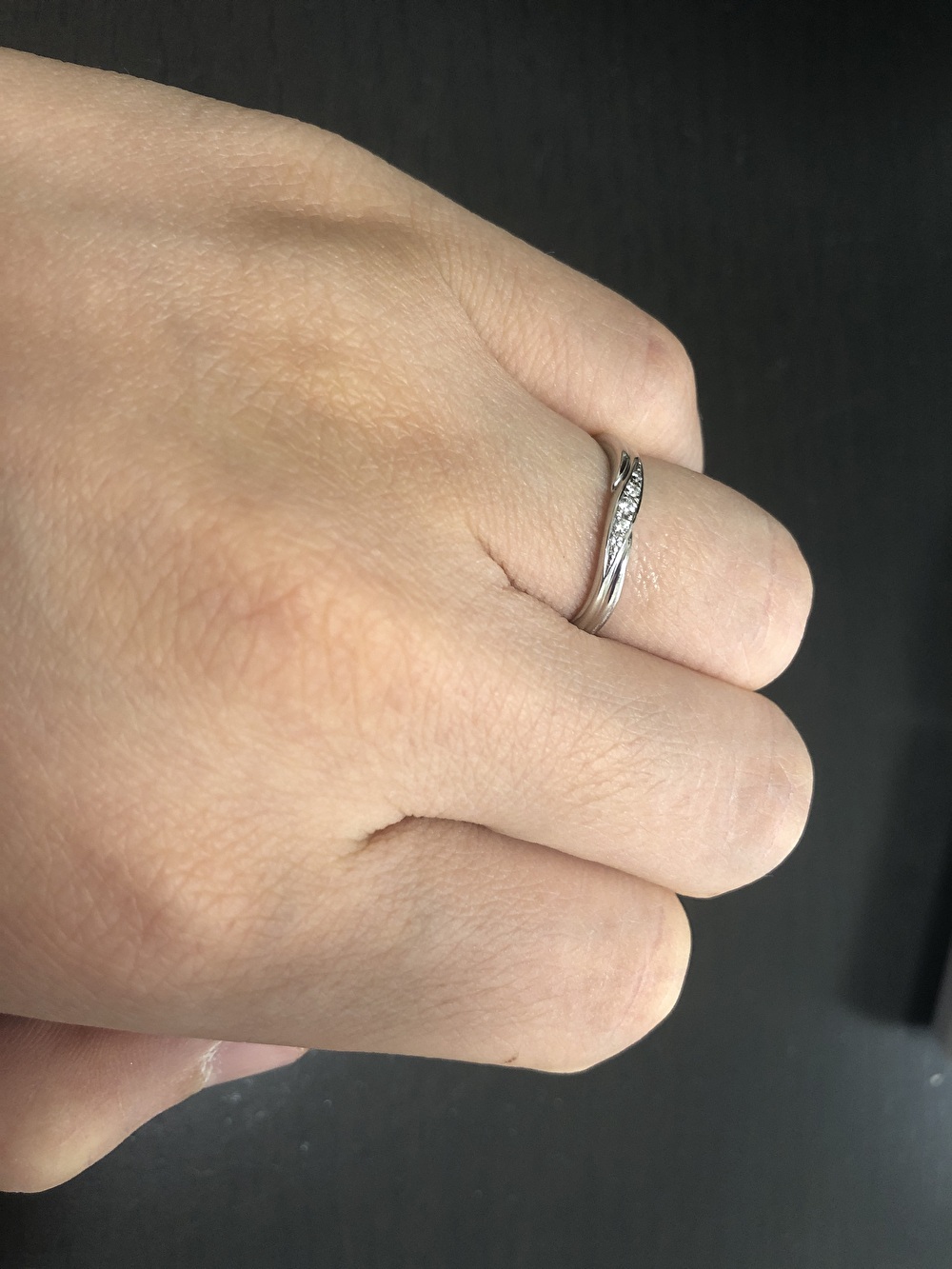 結婚指輪　Ｕ字