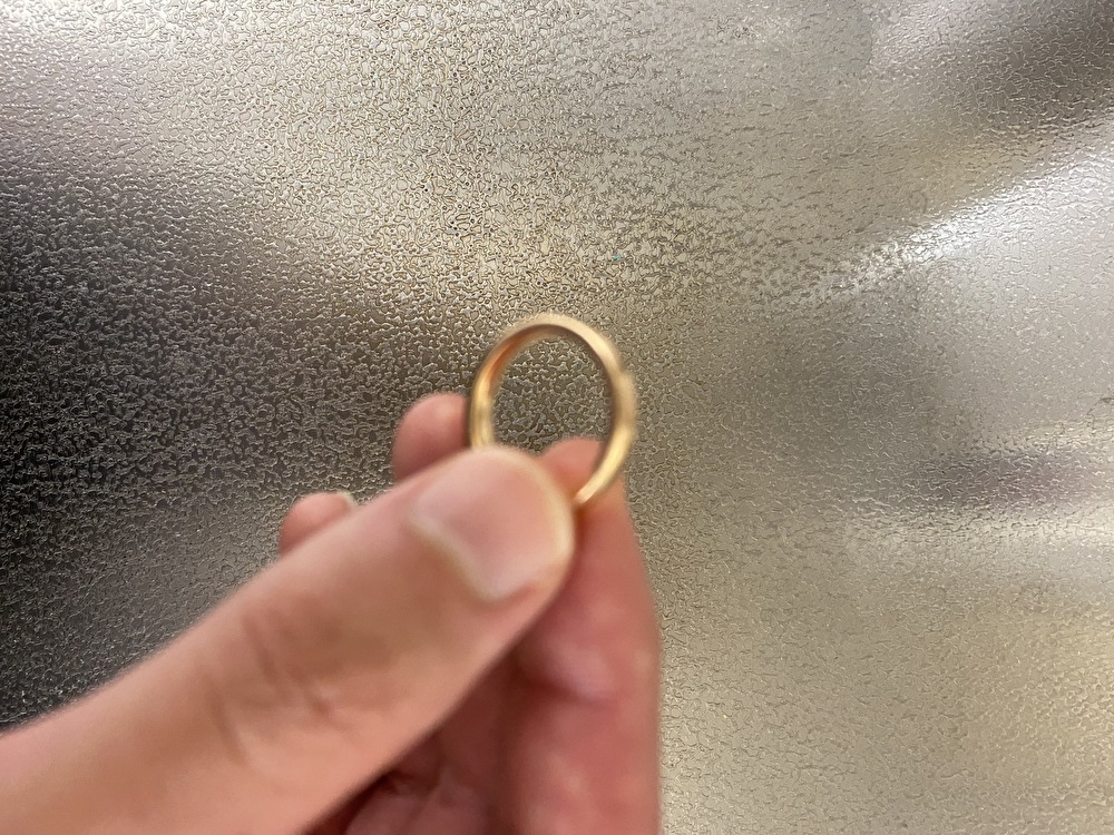 ピンクゴールド　結婚指輪