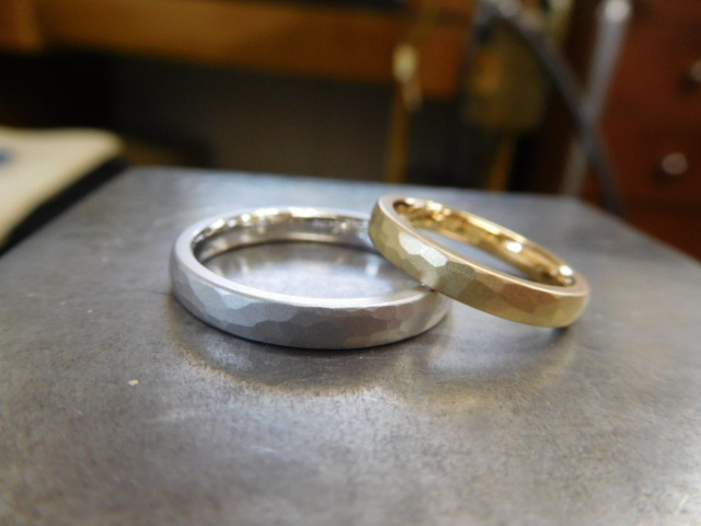 純金 純プラチナ 結婚指輪