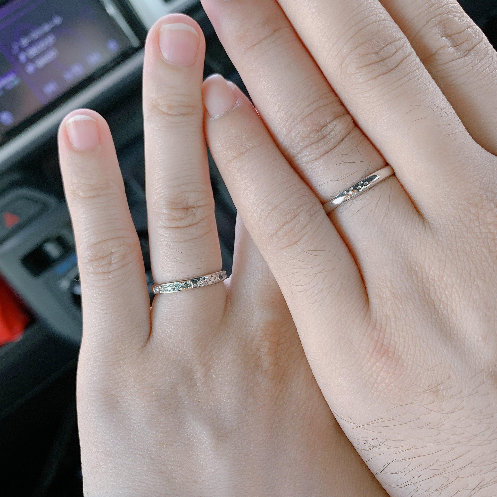 結婚指輪　ミンサーリング