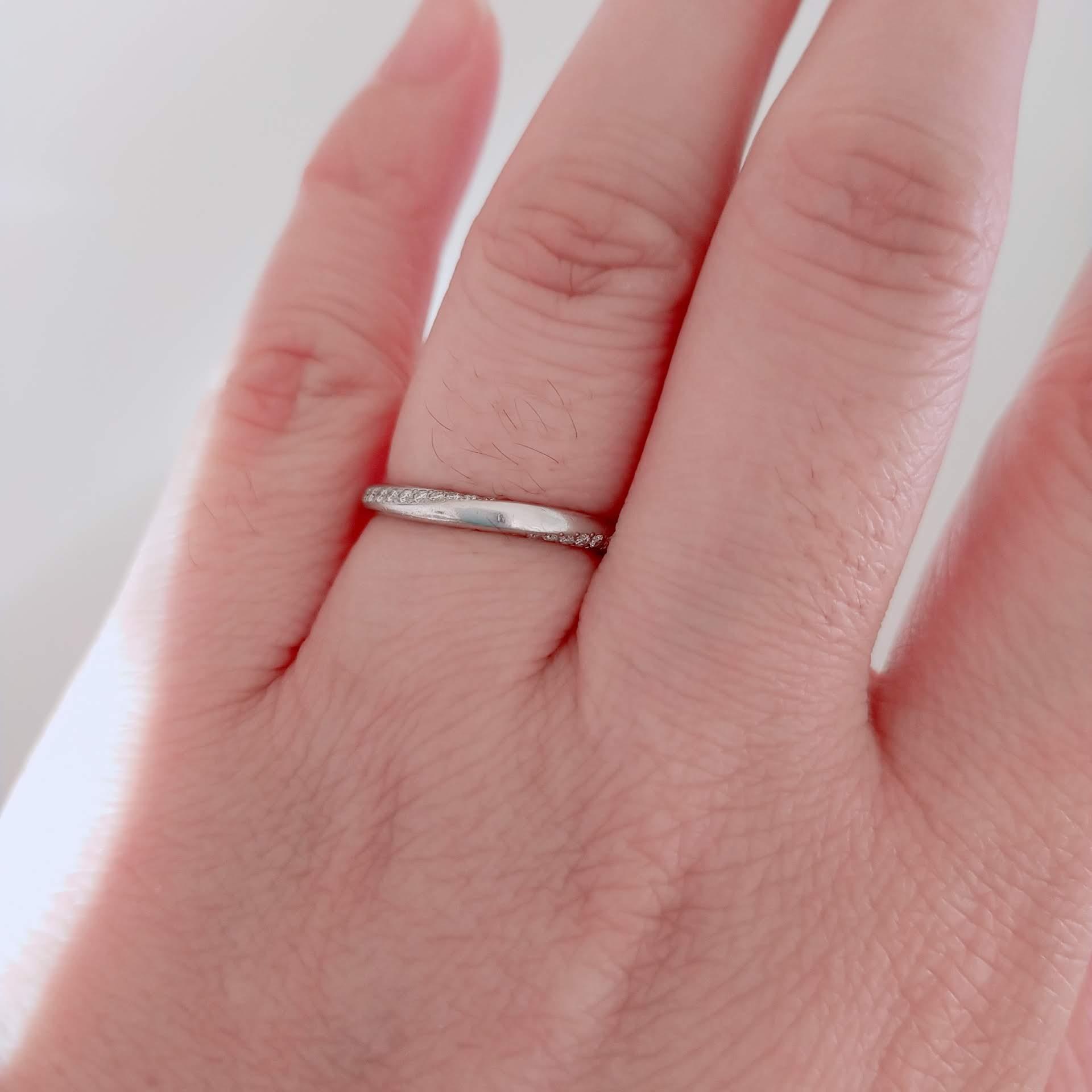 シルバー 結婚指輪 デザイン