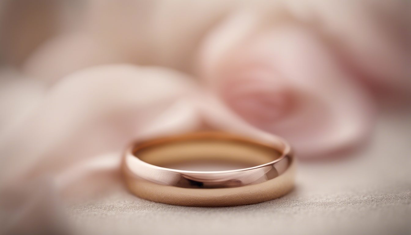 ピンクゴールド　結婚指輪