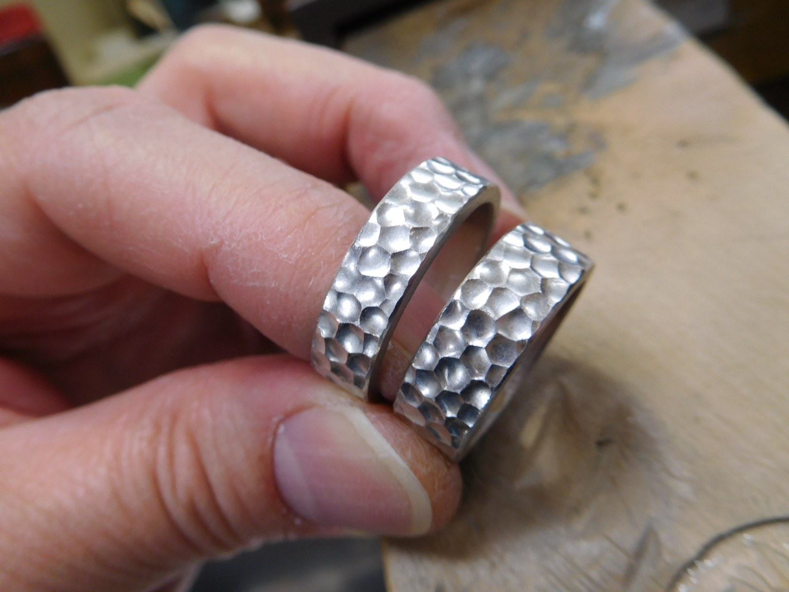 手作り結婚指輪 プラチナ