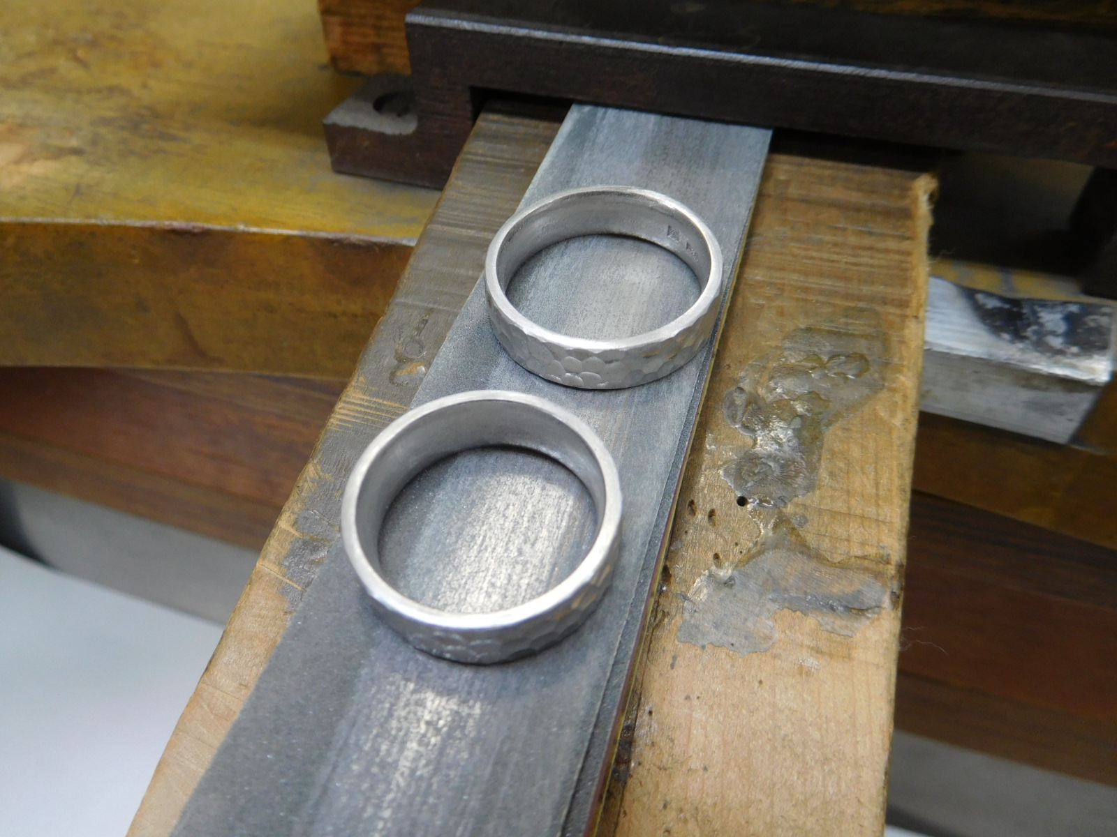 手作り結婚指輪 プラチナ