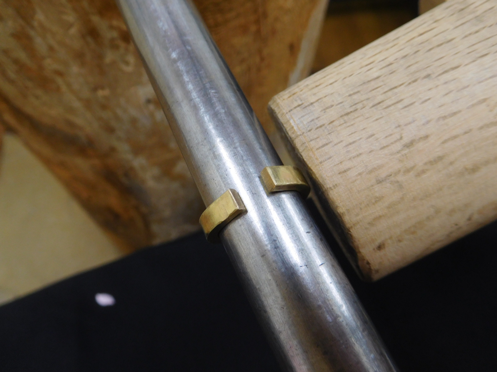 槌目 リング k18