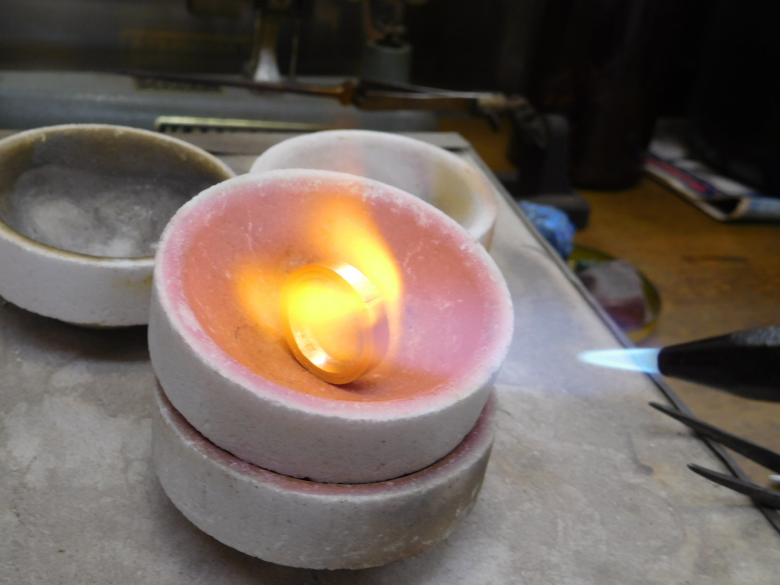 レディース 槌目 リング