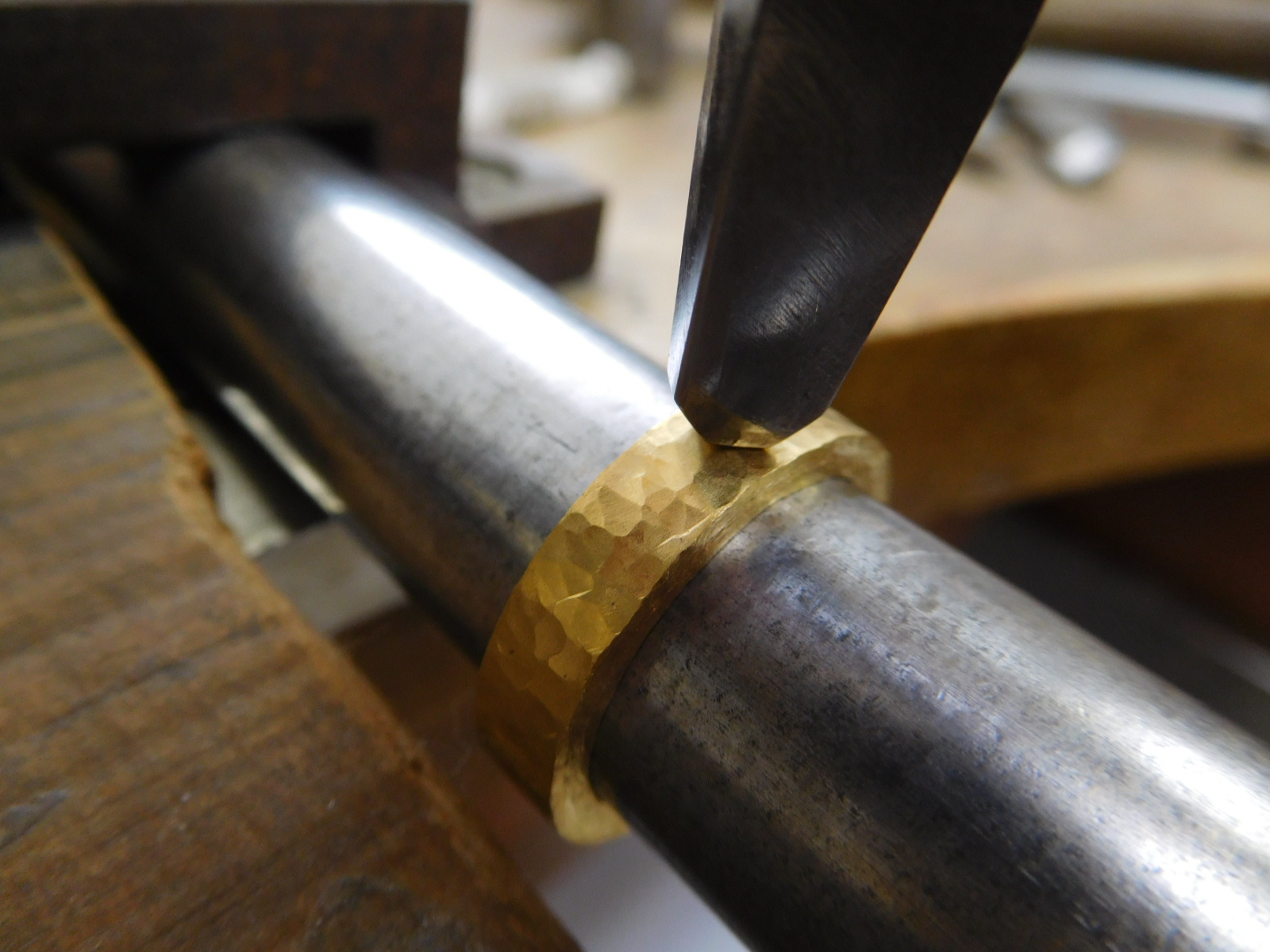 レディース 槌目 リング