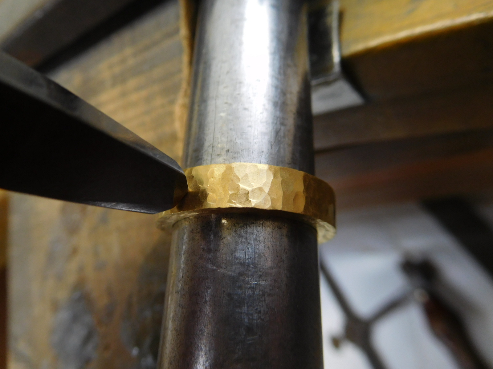 レディース 槌目 リング