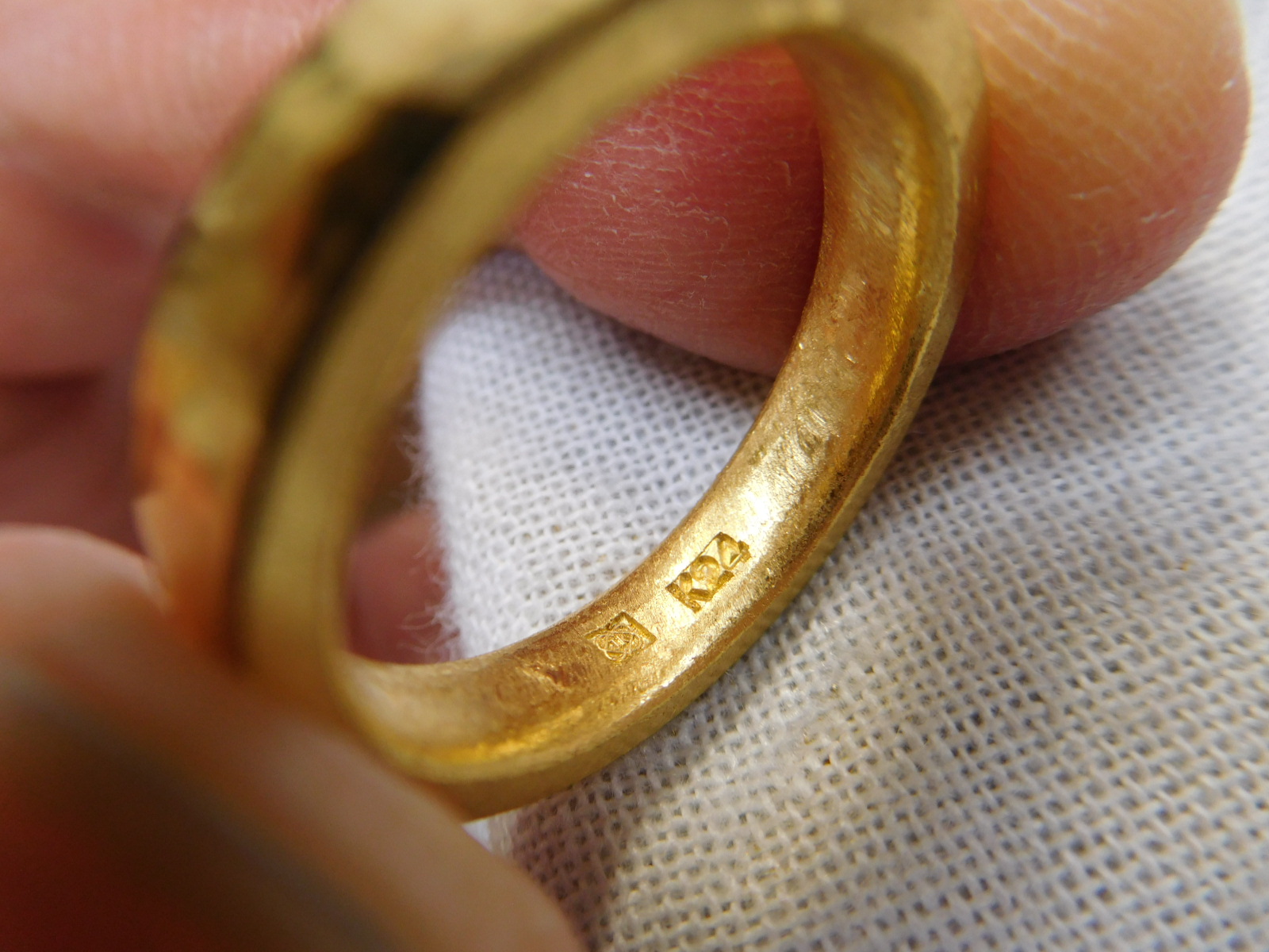 レディース 槌目 リング