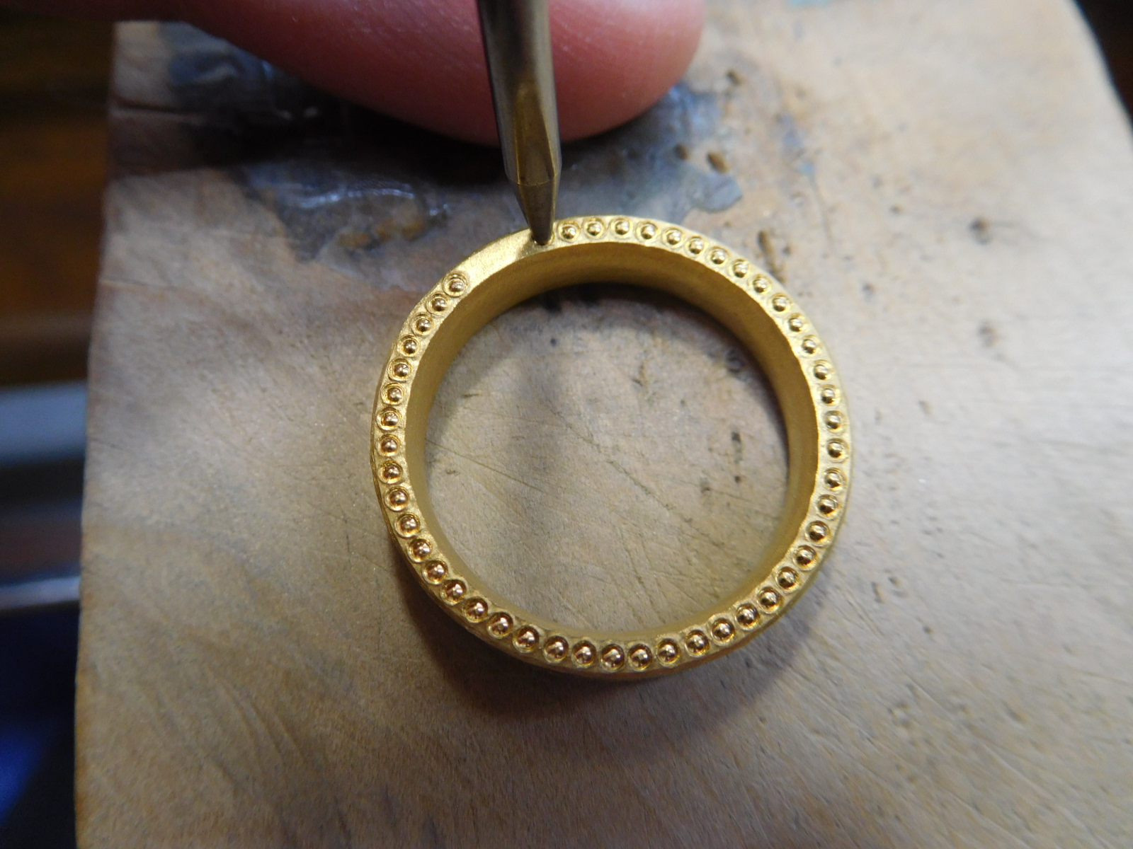 レディース 槌目 リング