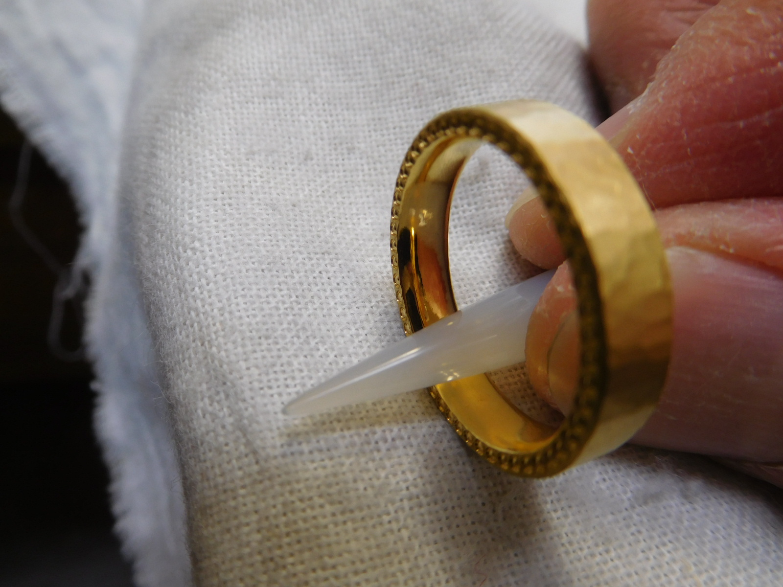 レディース 槌目 リング