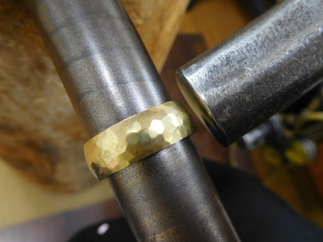 k18 リング 太め