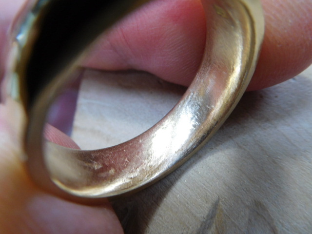 k18 リング 太め