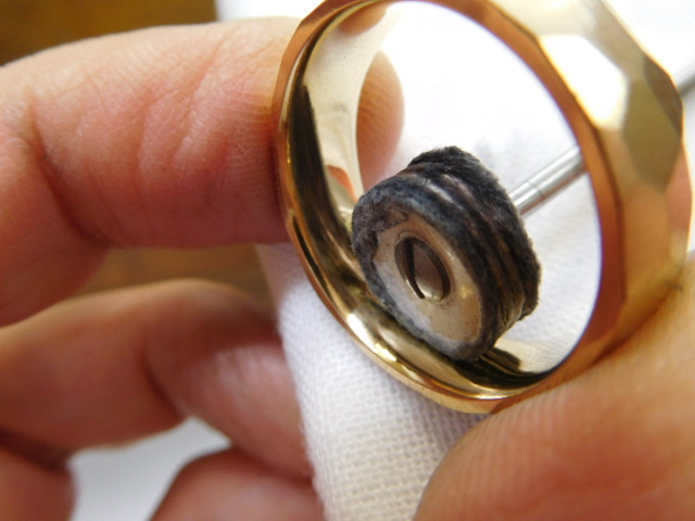 k18 リング 太め