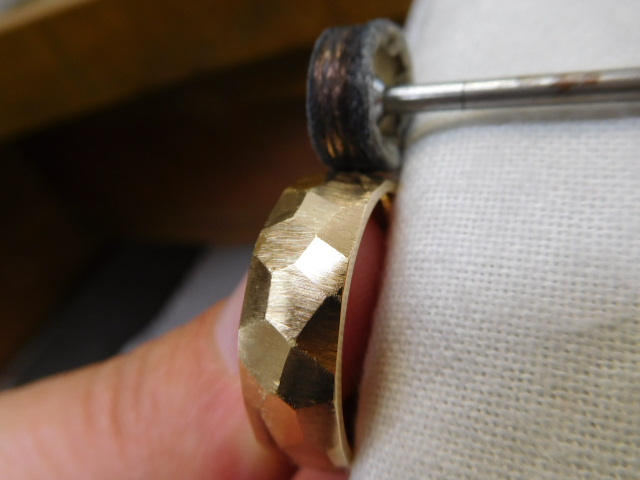 k18 リング 太め